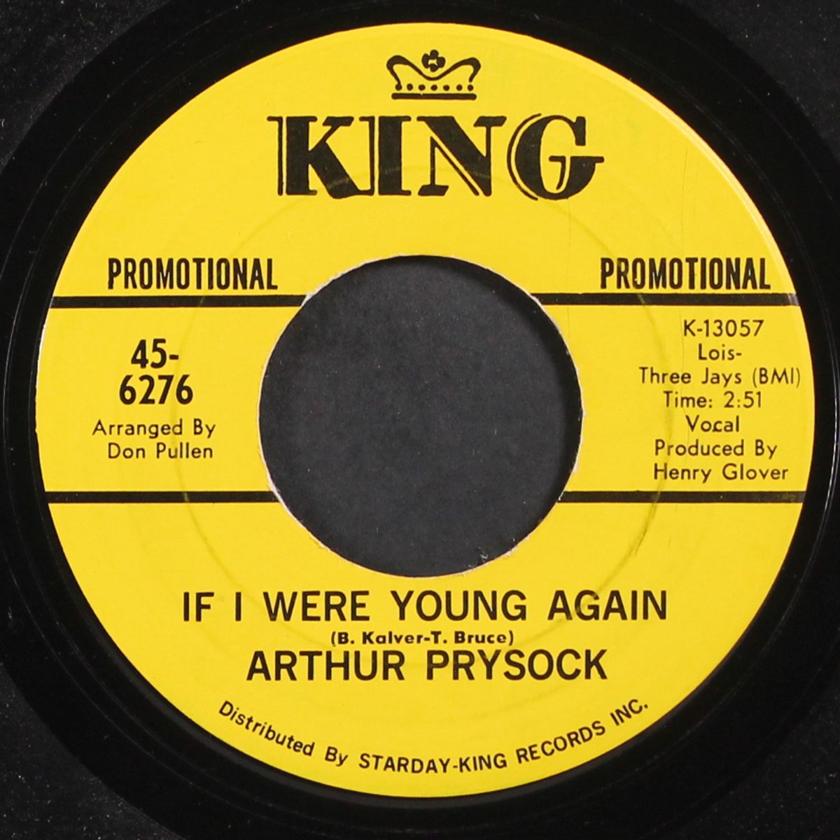 save your love for me / if i were young again by ARTHUR PRYSOCK