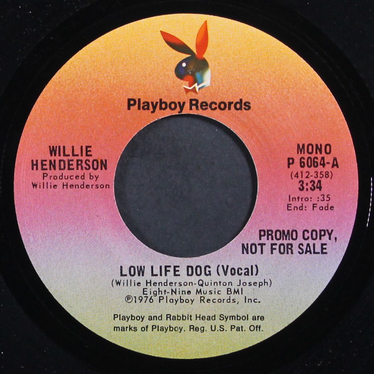 low life dog / mono by WILLIE HENDERSON