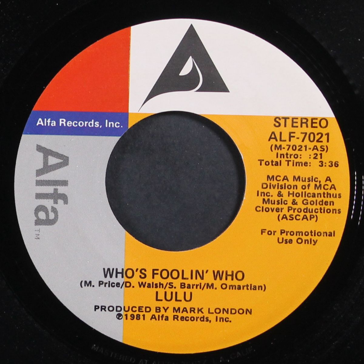 who's foolin' who by LULU