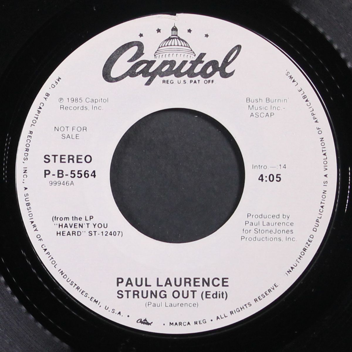 strung out (edit) / same by PAUL LAURENCE