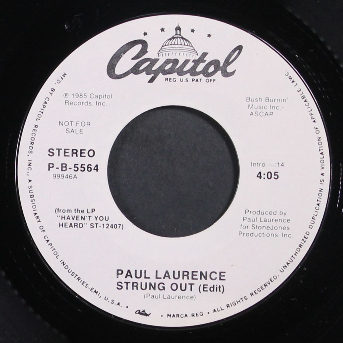 strung out (edit) / same by PAUL LAURENCE