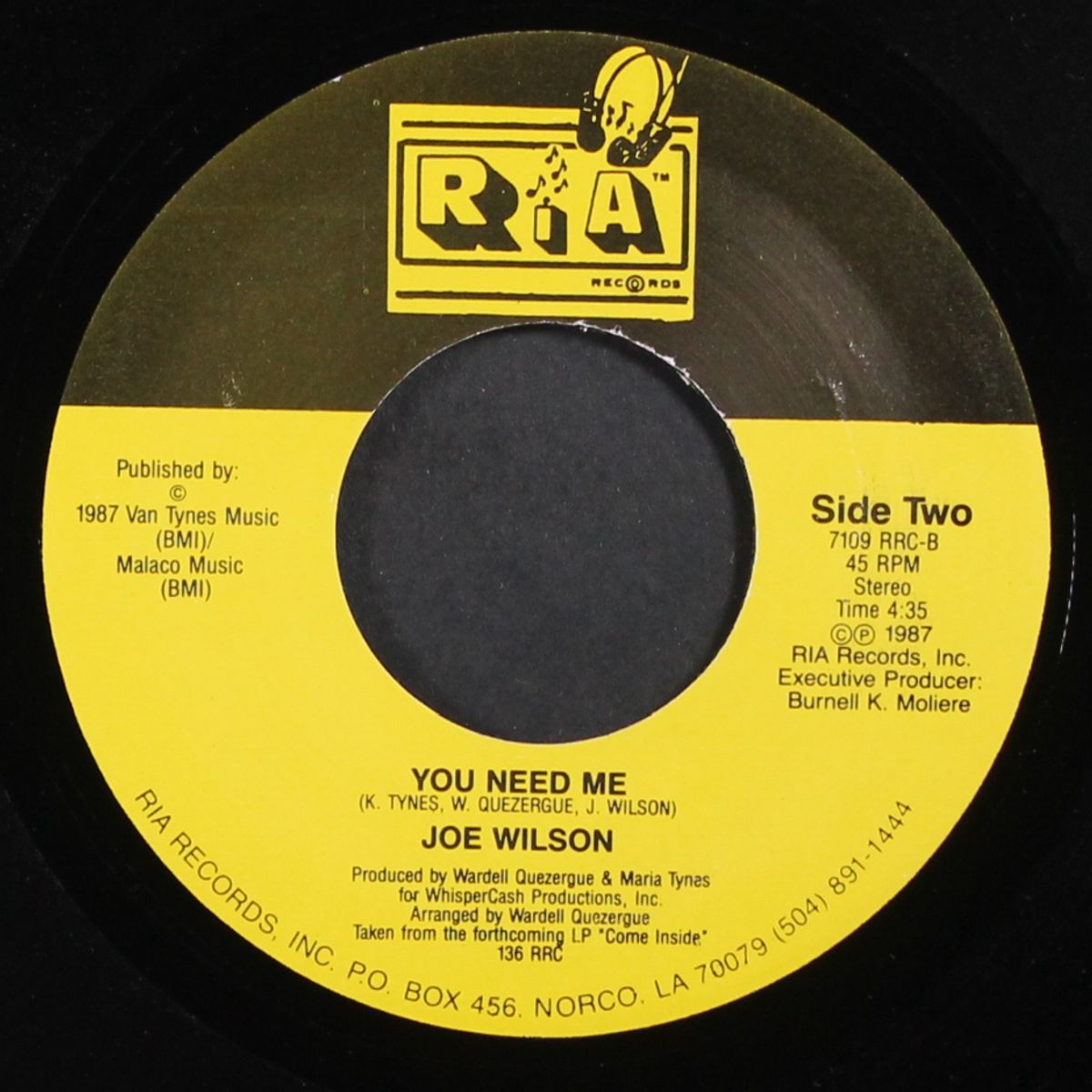 family man / you need me by JOE WILSON