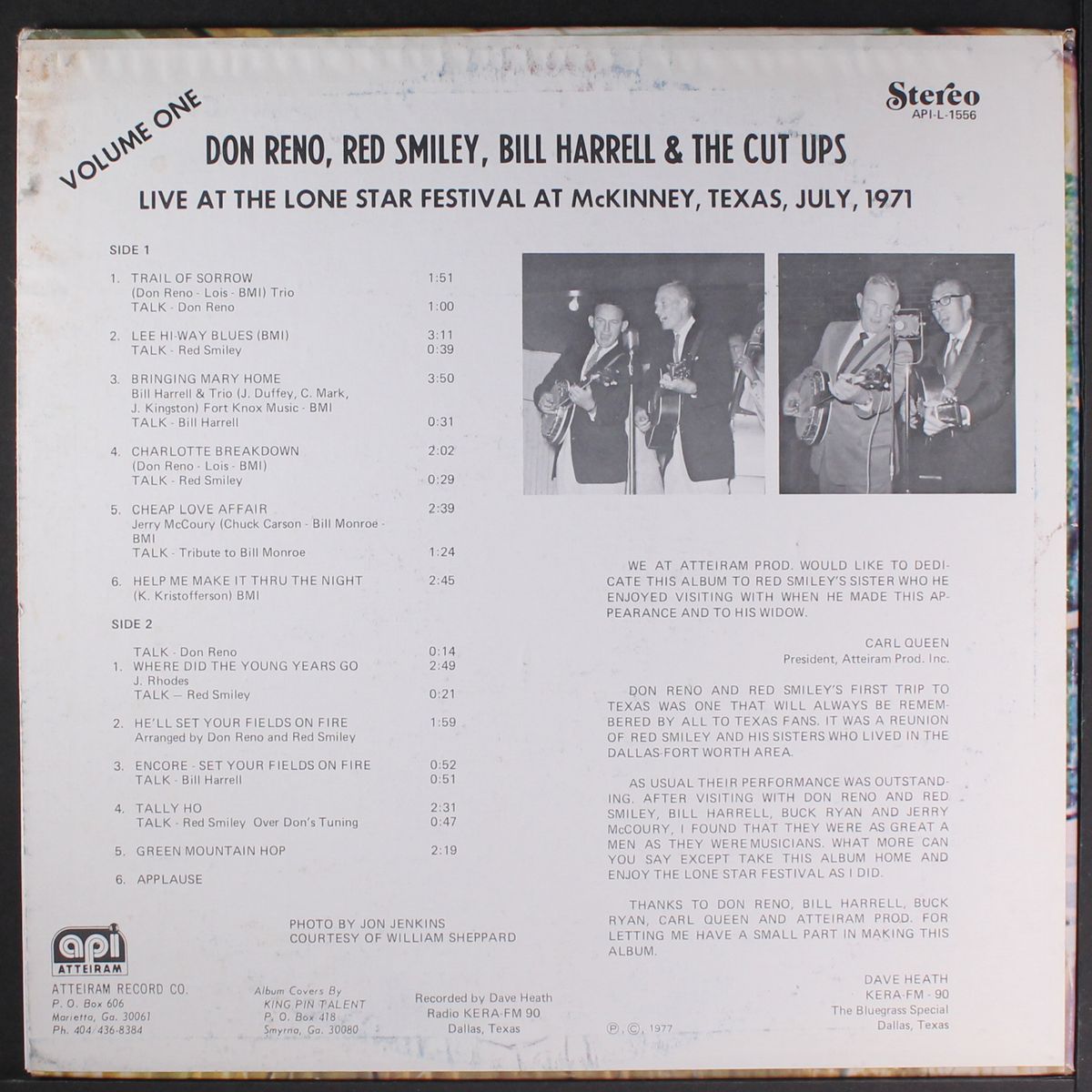 live at the lone star festival by RENO & SMILEY