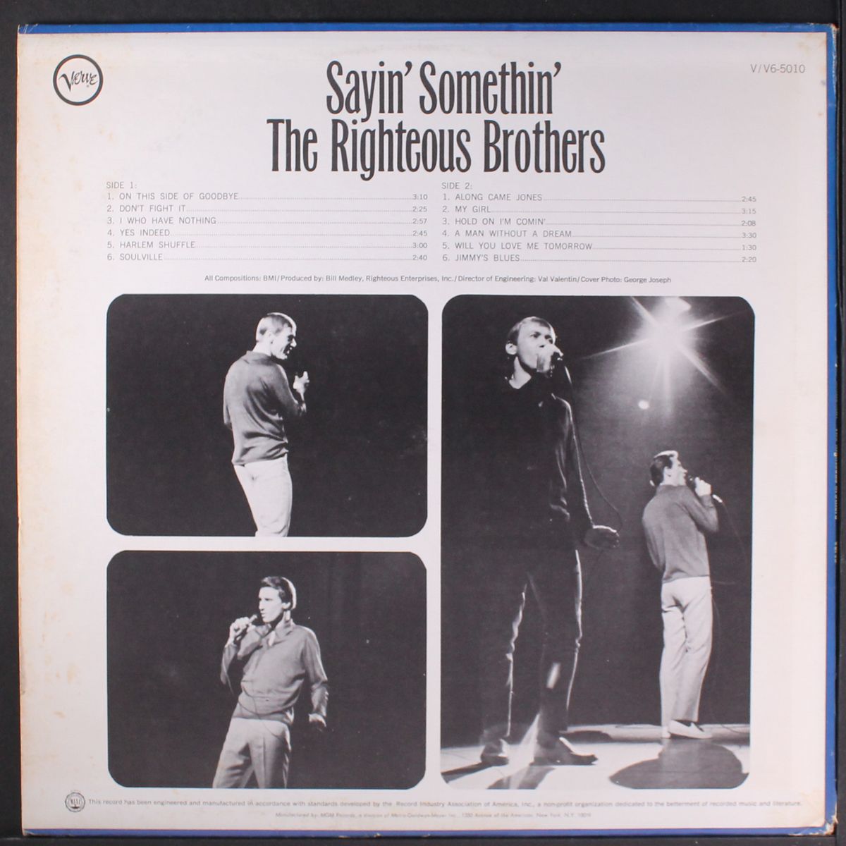 sayin' somethin' by RIGHTEOUS BROTHERS