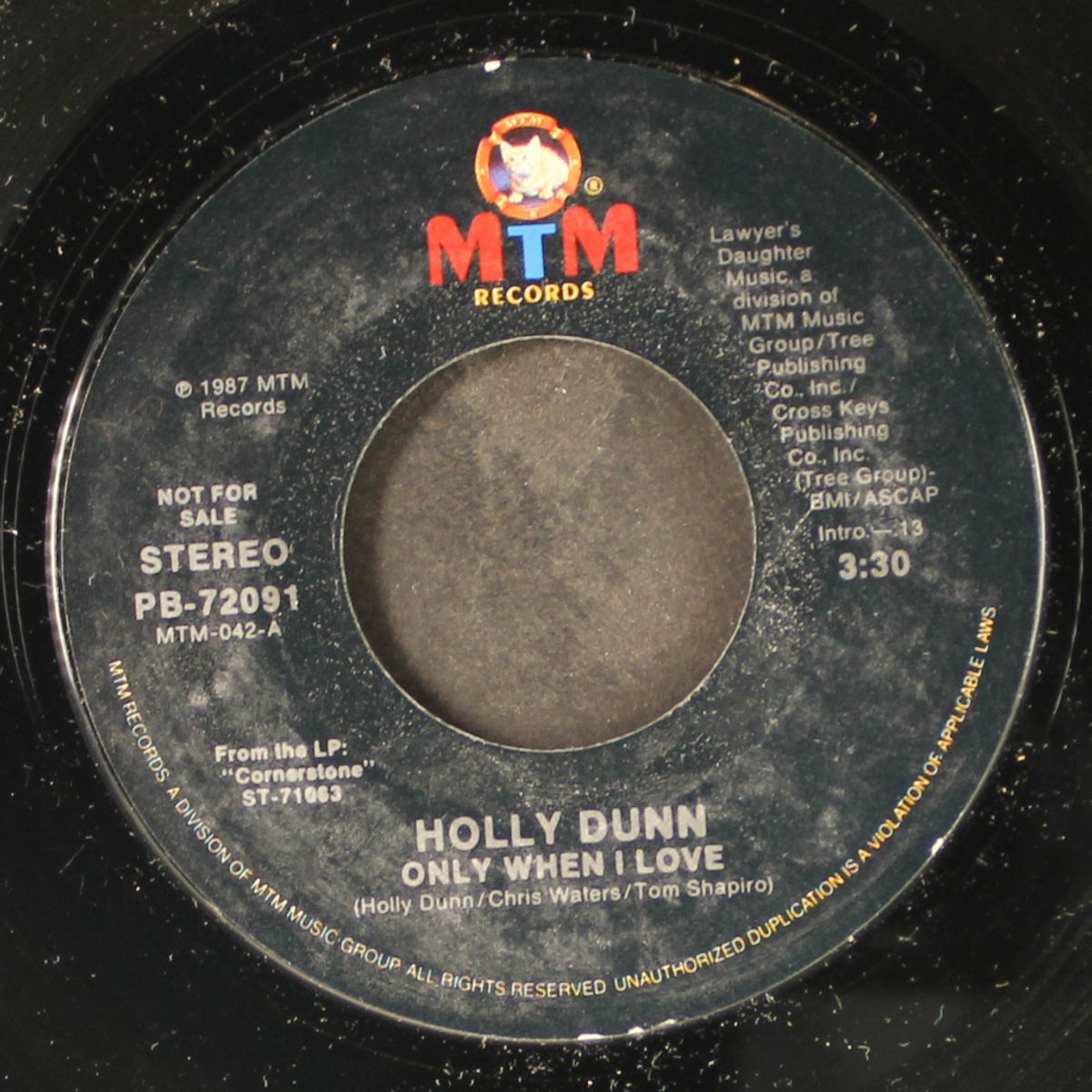 only when i love / same by HOLLY DUNN