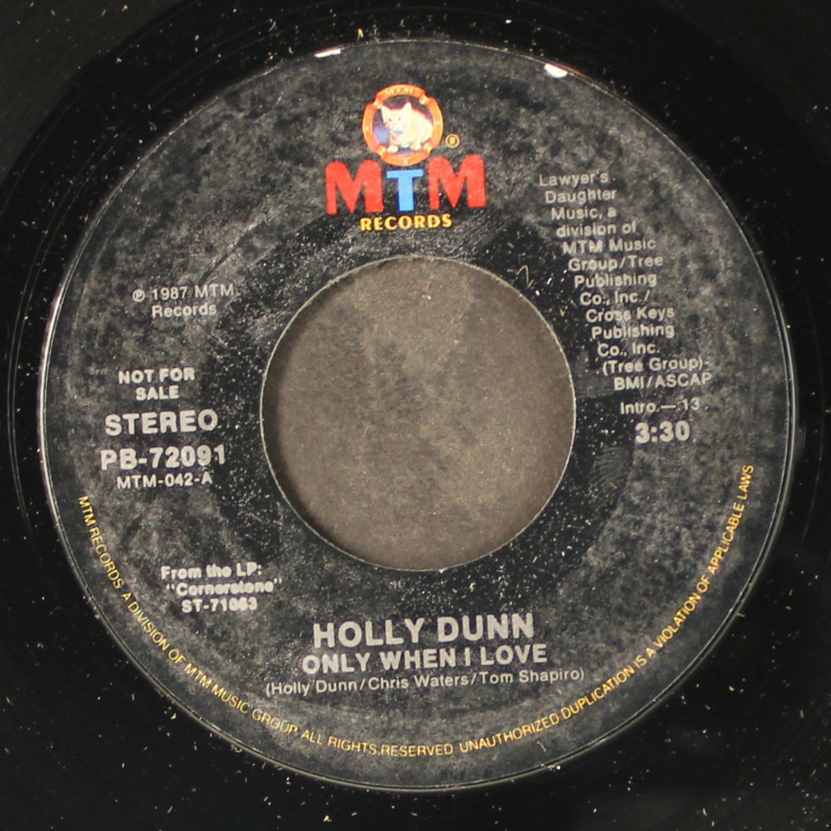 only when i love / same by HOLLY DUNN