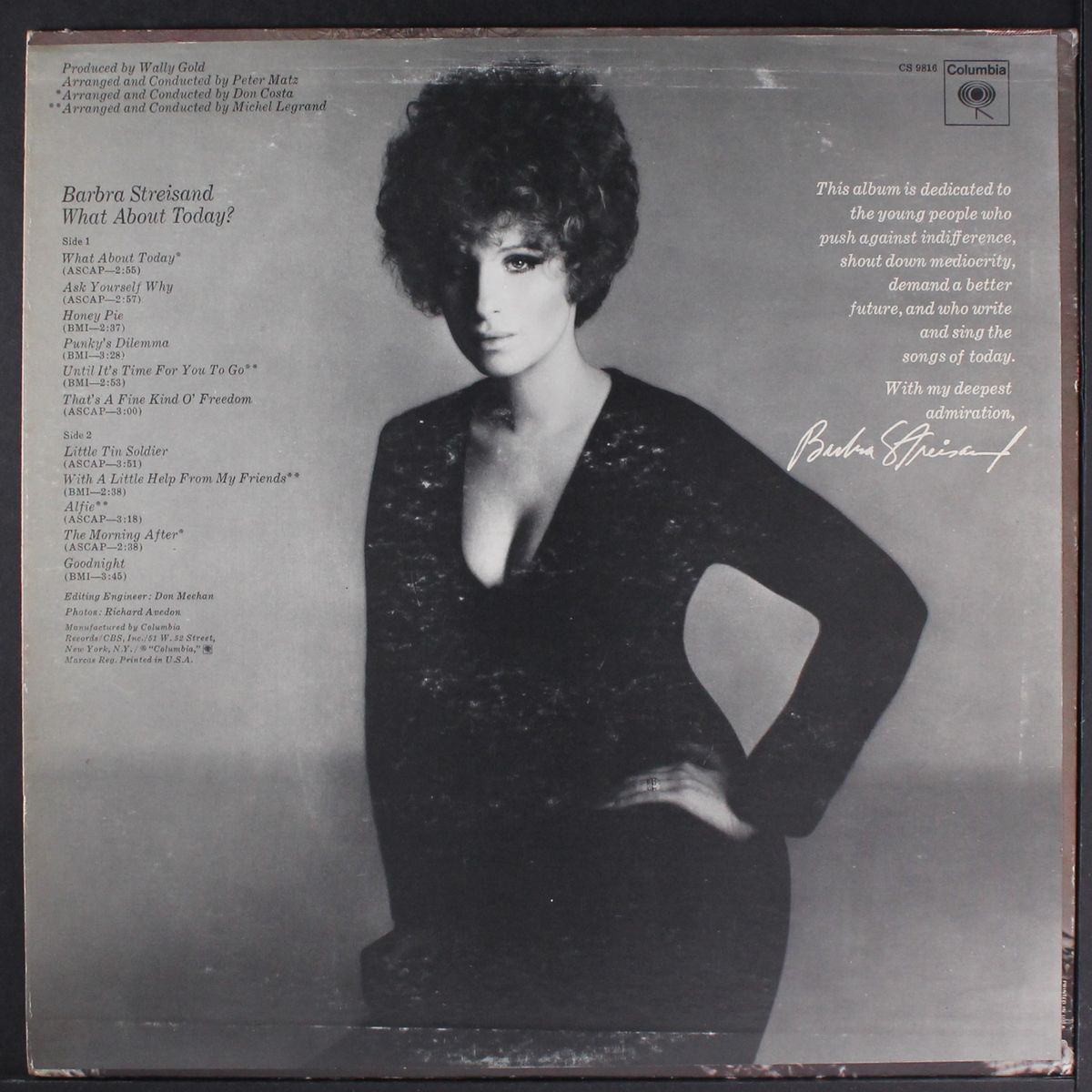 what about today? by BARBRA STREISAND