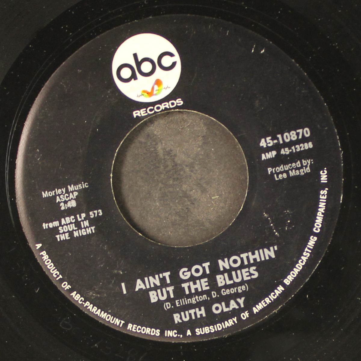 god bless the child / i ain't got nothin' but the blues by RUTH OLAY