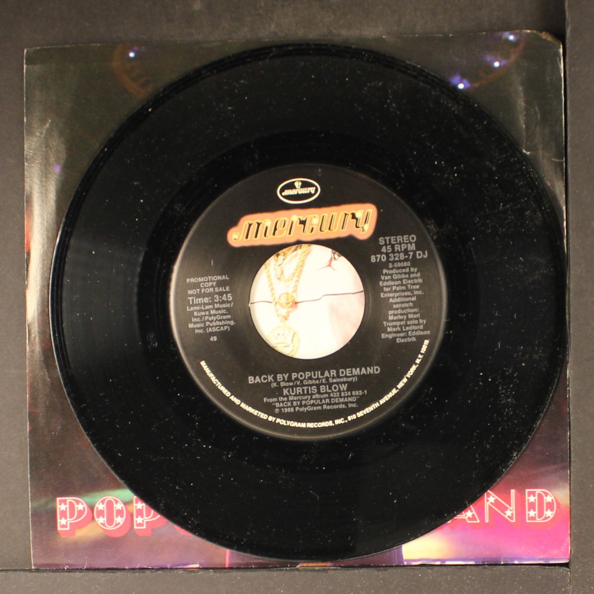back by popular demand / same by KURTIS BLOW