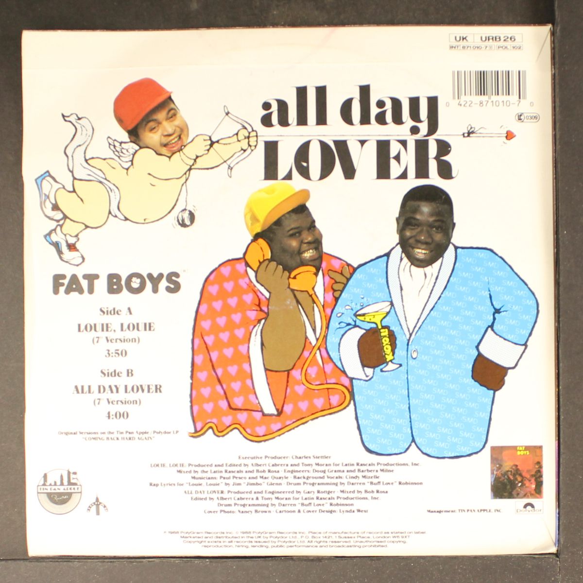 louie louie / all day lover by FAT BOYS