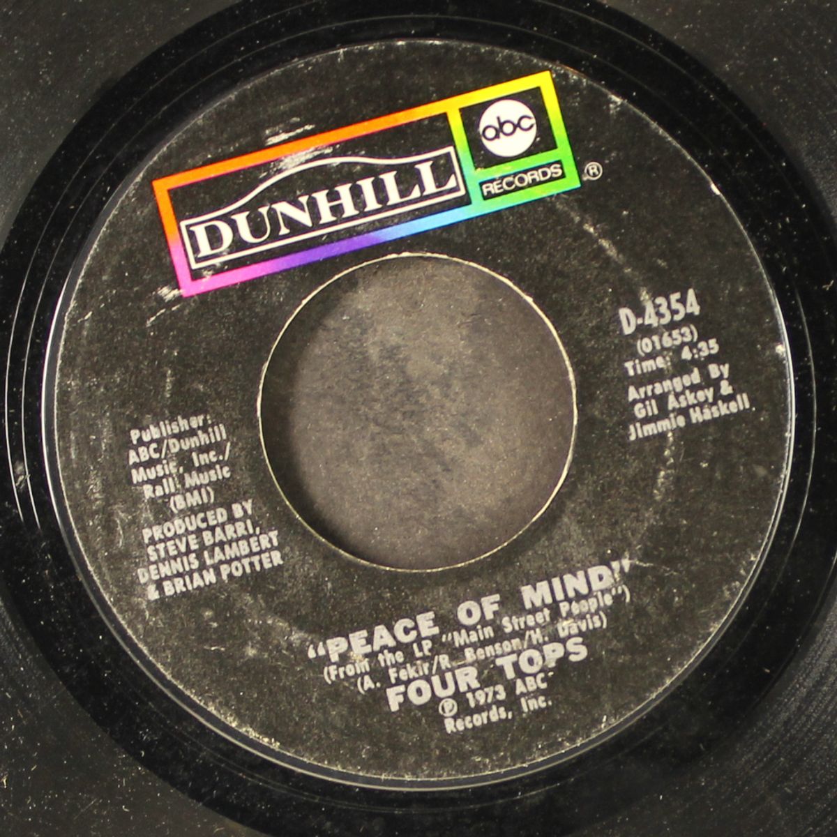 are you man enough / peace of mind by FOUR TOPS