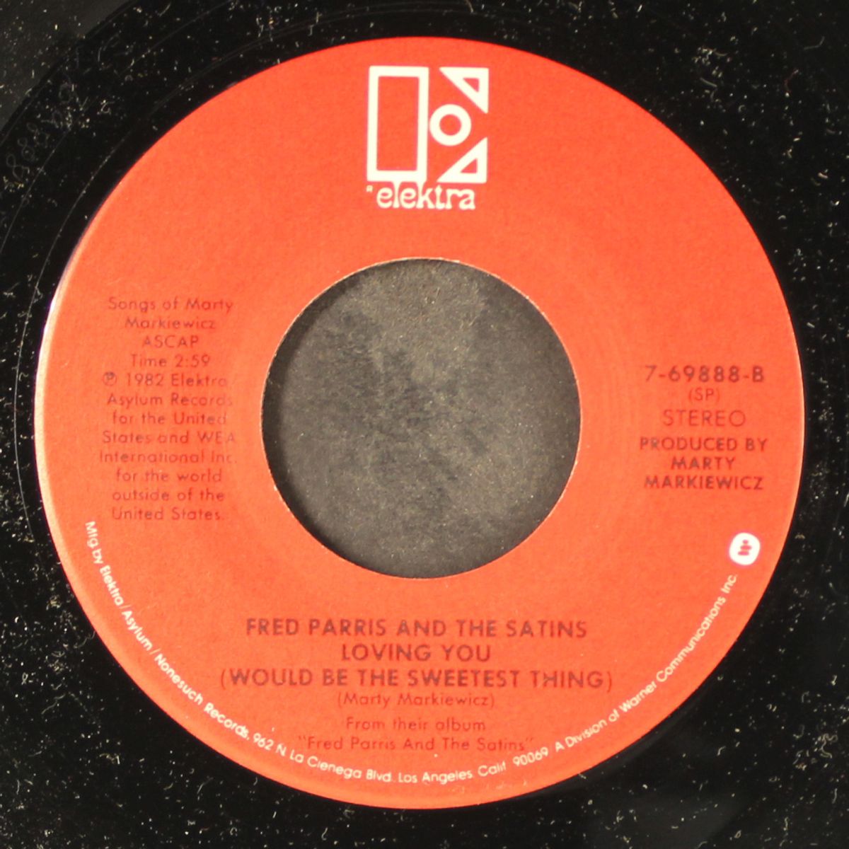 didn't i blow your mind / loving you by FRED PARRIS & SATINS