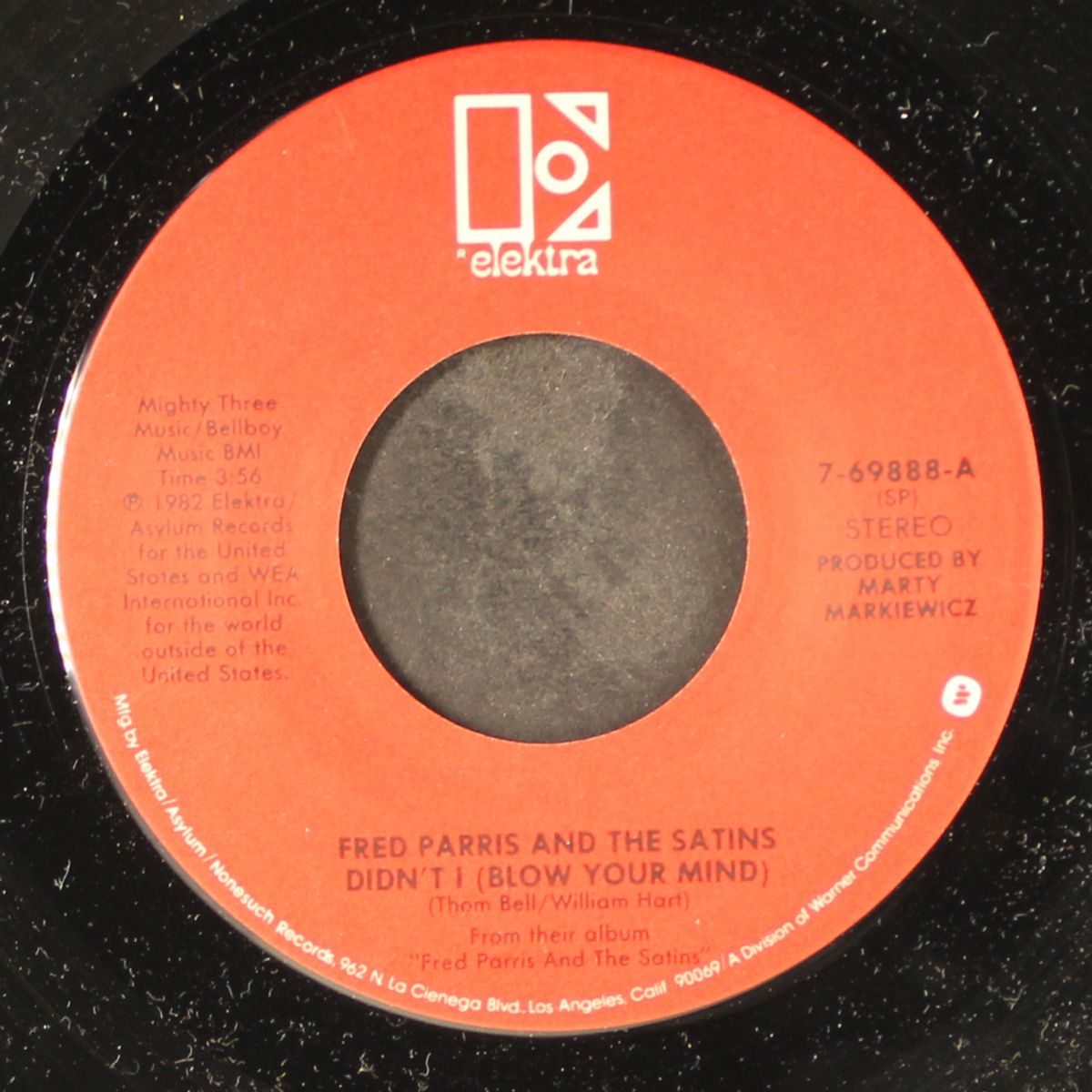 didn't i blow your mind / loving you by FRED PARRIS & SATINS