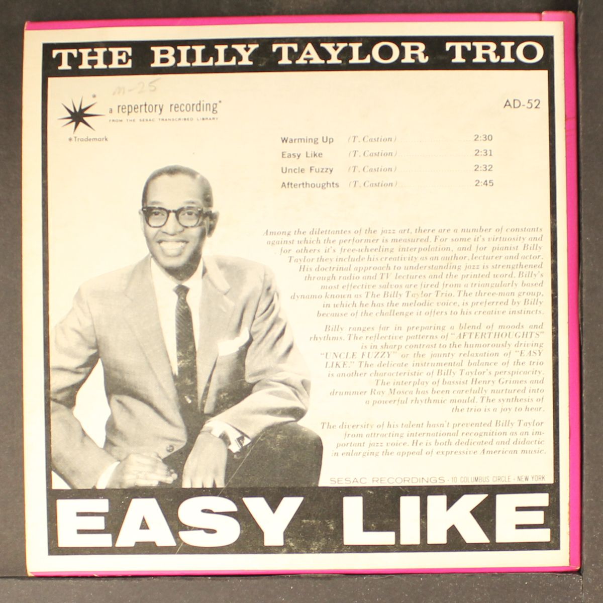 easy like by BILLY TAYLOR