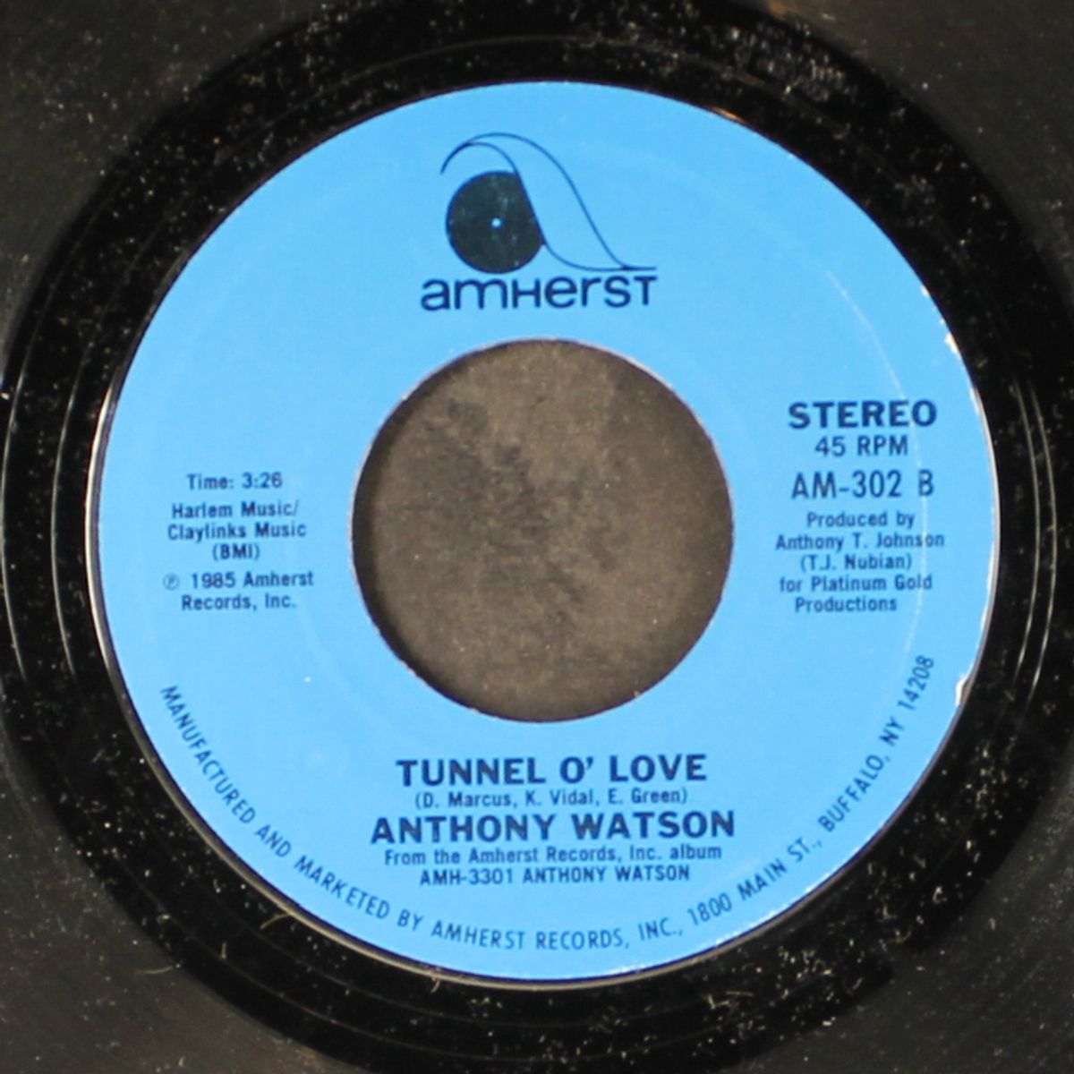 she will never wait forever / tunnel o' love by ANTHONY WATSON