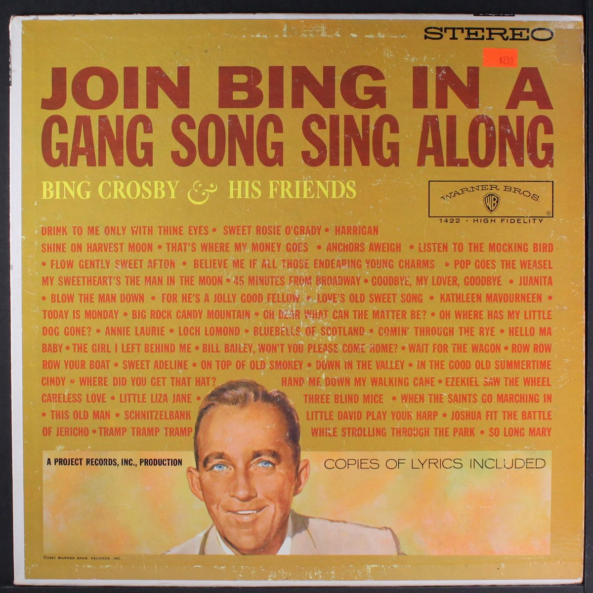 join bing in a gang song sing along by BING CROSBY