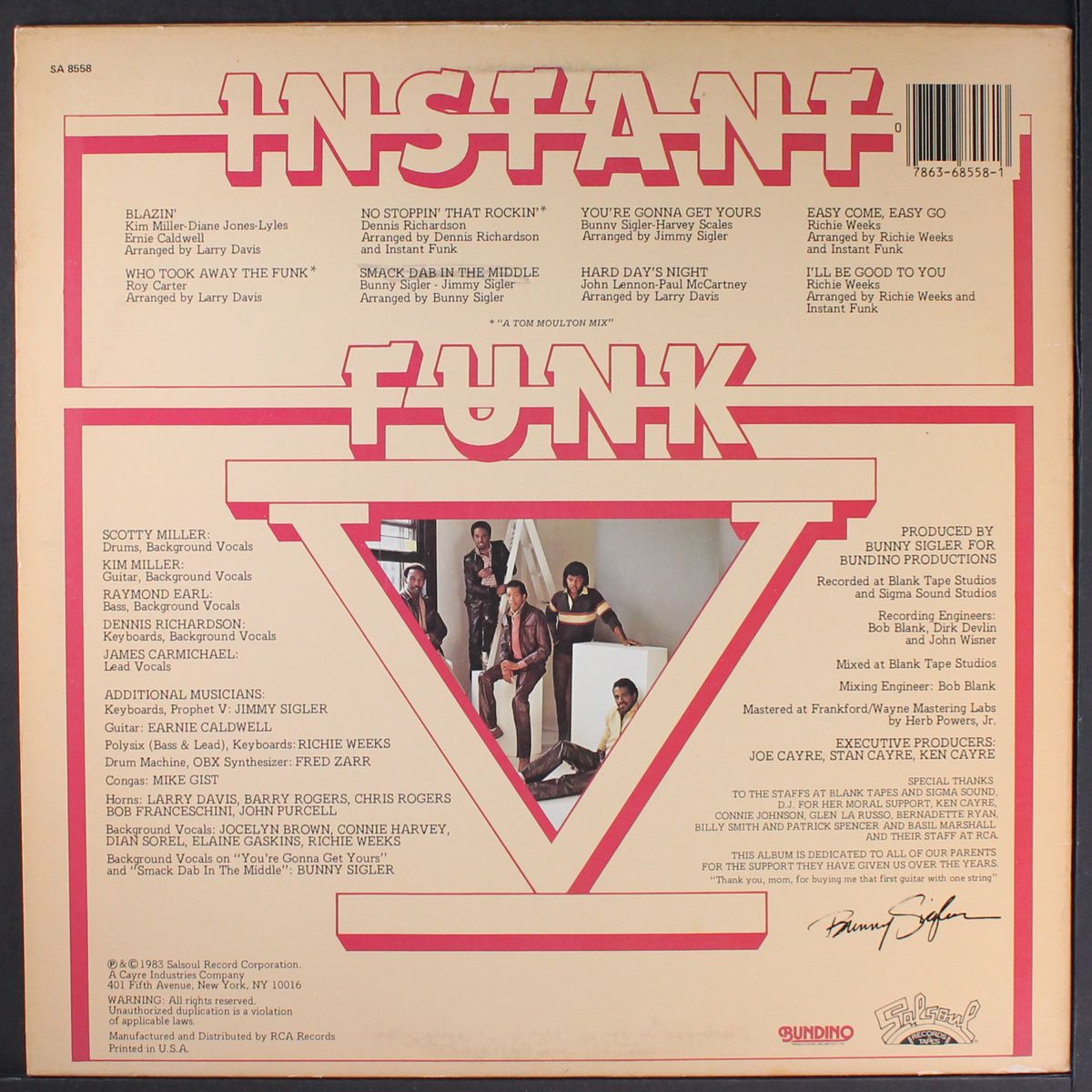 v by INSTANT FUNK
