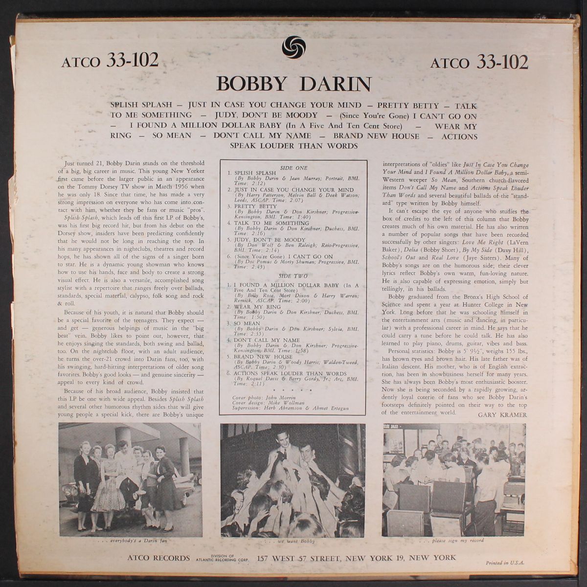 bobby darin by BOBBY DARIN