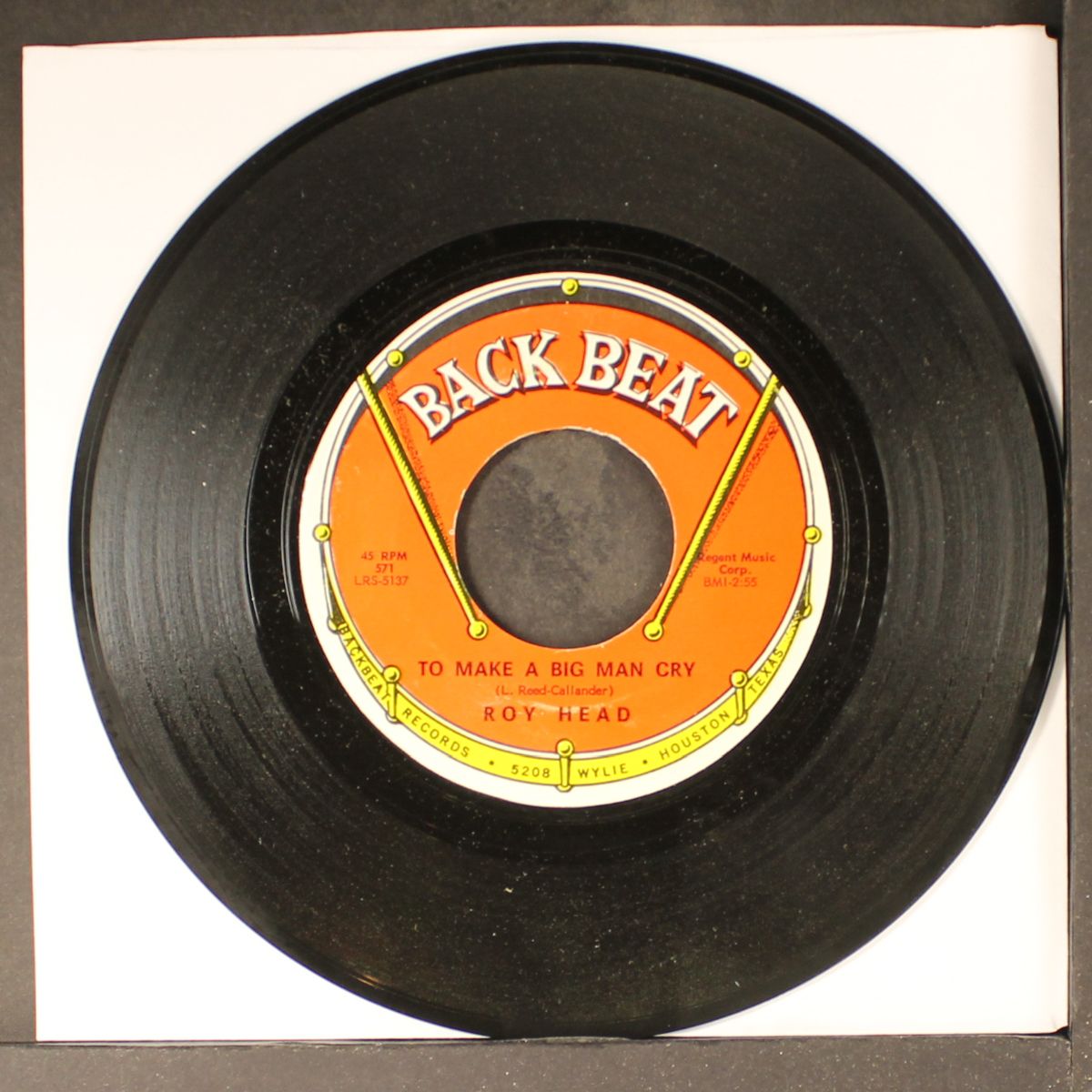 to make a big man cry / don't cry no more by ROY HEAD