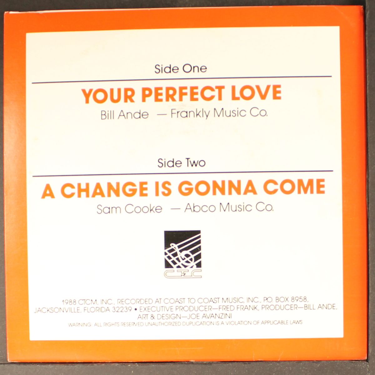 your perfect love / a change is gonna come by WALTER PONDER