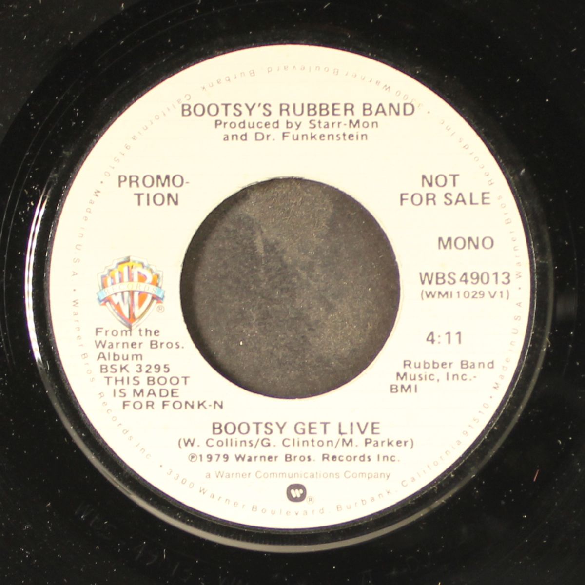 bootsy get live / mono by BOOTSY'S RUBBER BAND