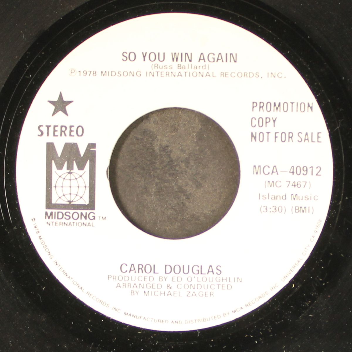 so you win again / same by CAROL DOUGLAS