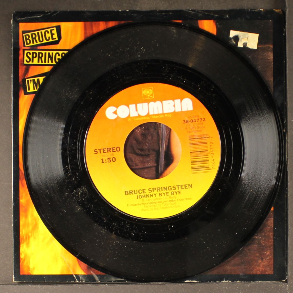 i'm on fire / johnny bye bye by BRUCE SPRINGSTEEN