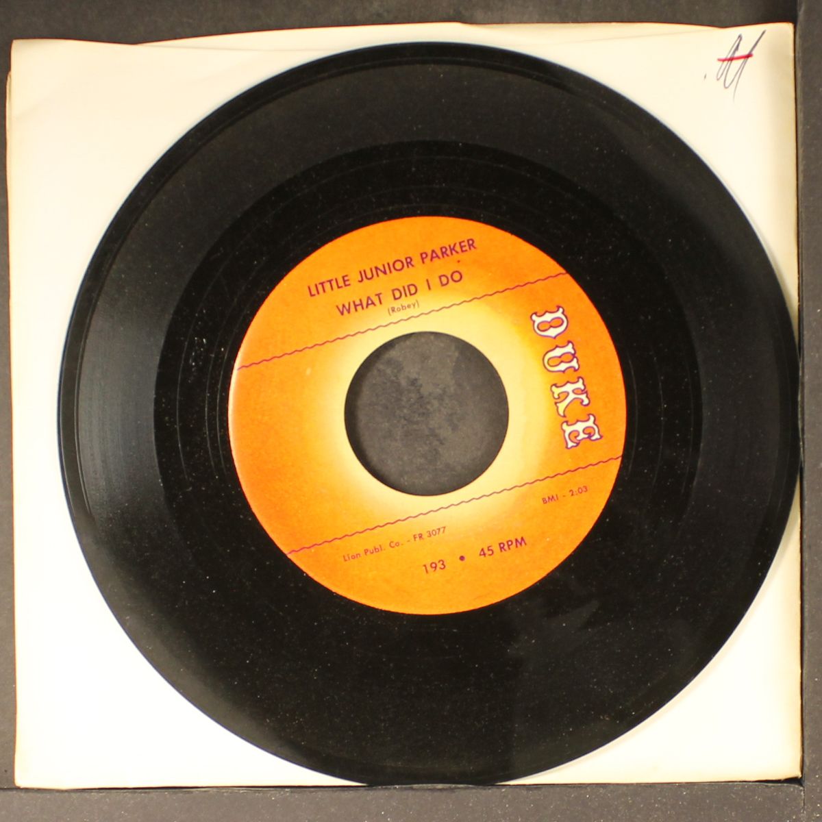 barefoot rock / what did i do by LITTLE JUNIOR PARKER