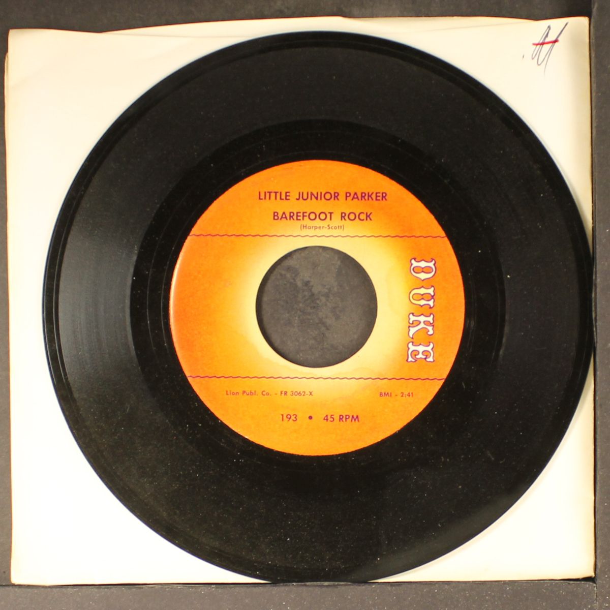 barefoot rock / what did i do by LITTLE JUNIOR PARKER