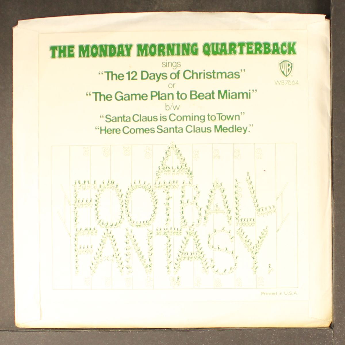 the 12 days of christmas / santa claus medley by MONDAY MORNING QUARTERBACK
