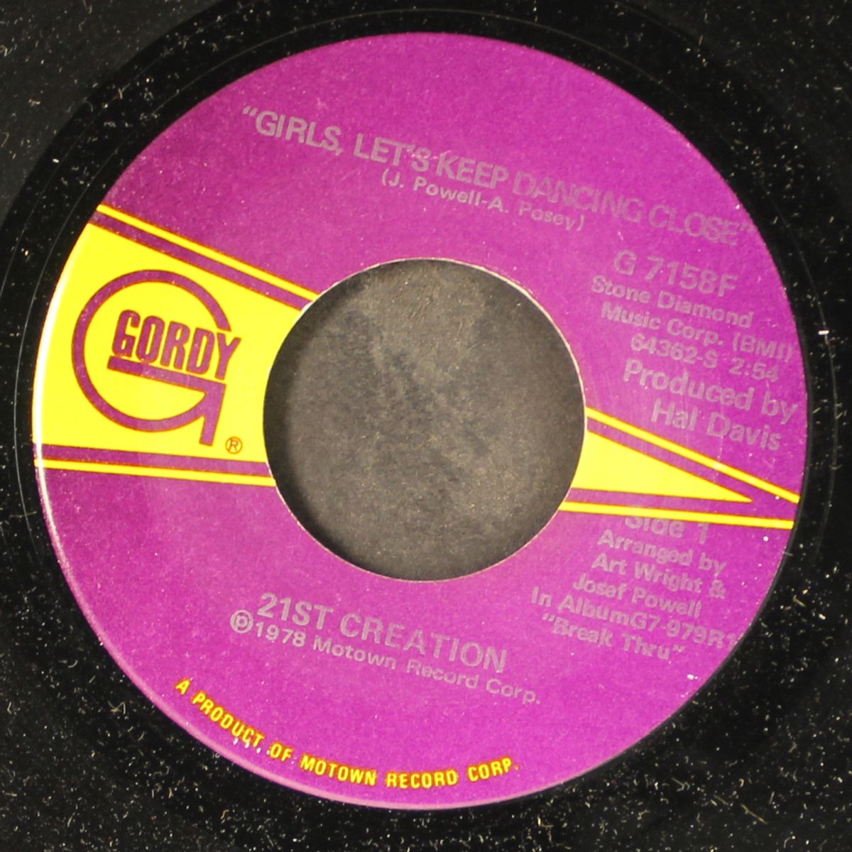 girls, let's keep dancing close / funk machine by 21ST CREATION