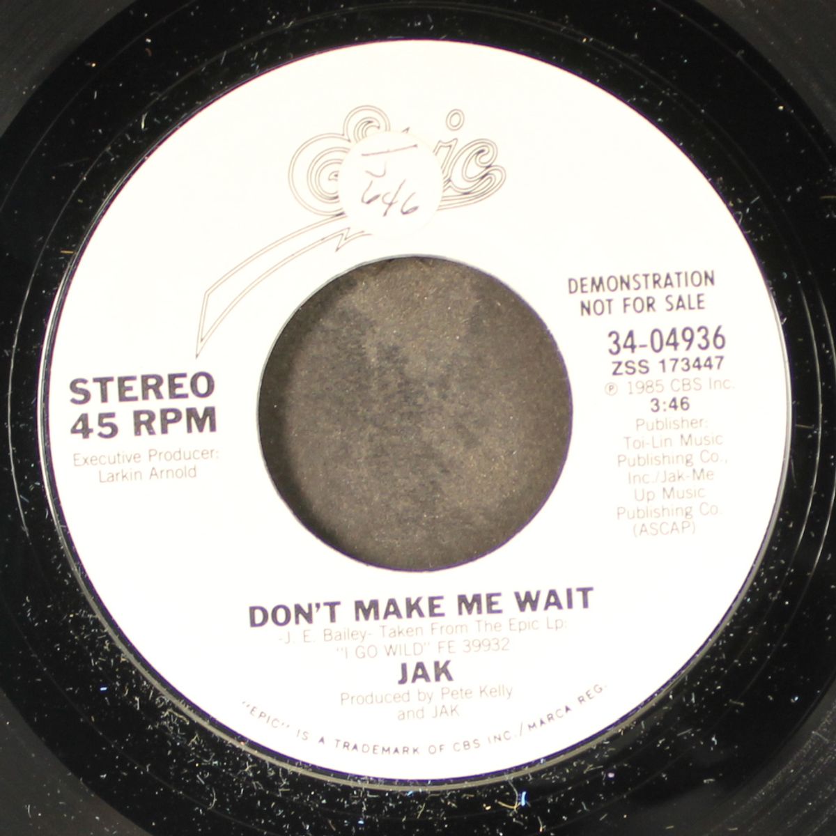 don't make me wait / get up everybody by JAK