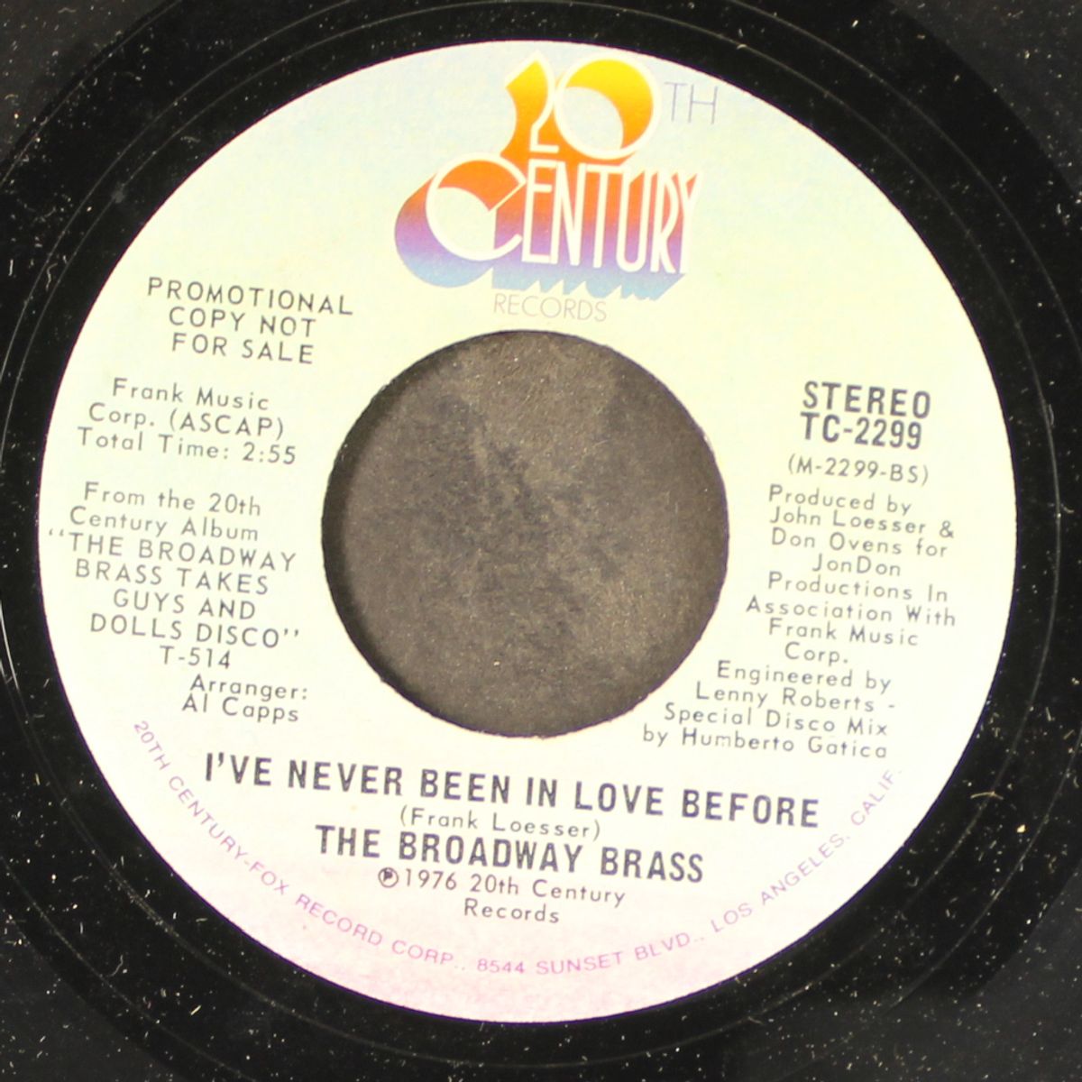 luck be a lady / i've never been in love before by BROADWAY BRASS