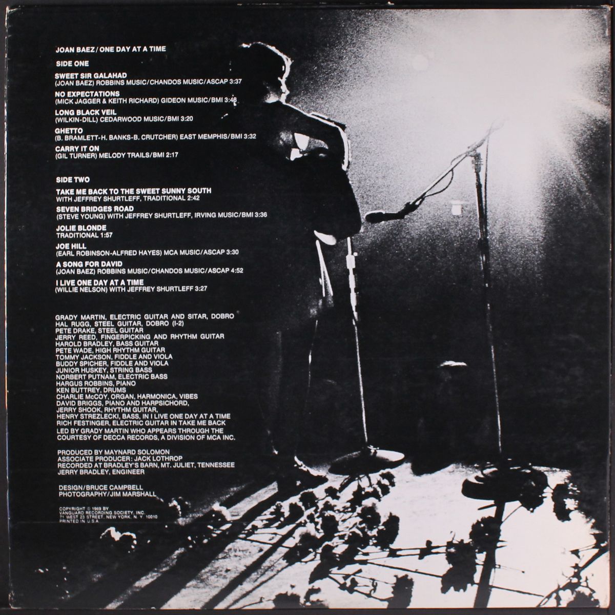 one day at a time by JOAN BAEZ