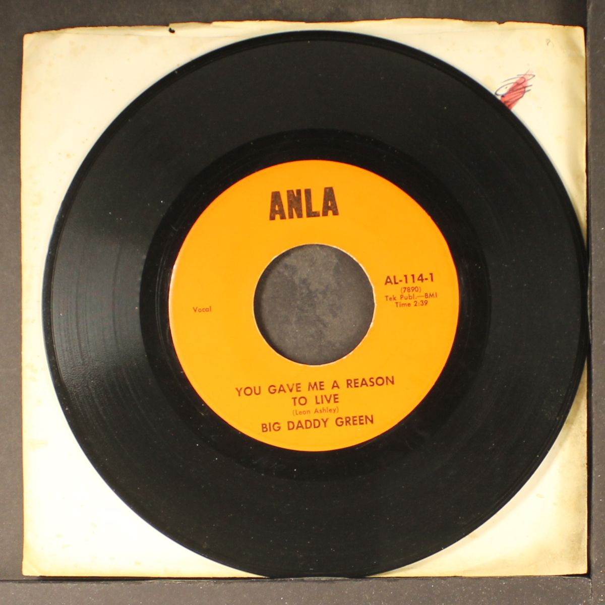 who done it / you gave me a reason to live by BIG DADDY GREEN
