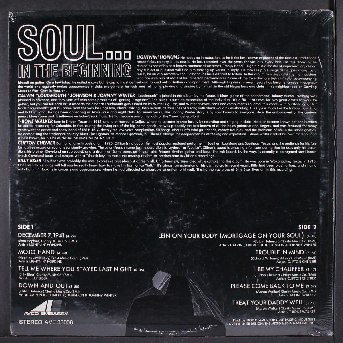 soul...in the beginning by VARIOUS