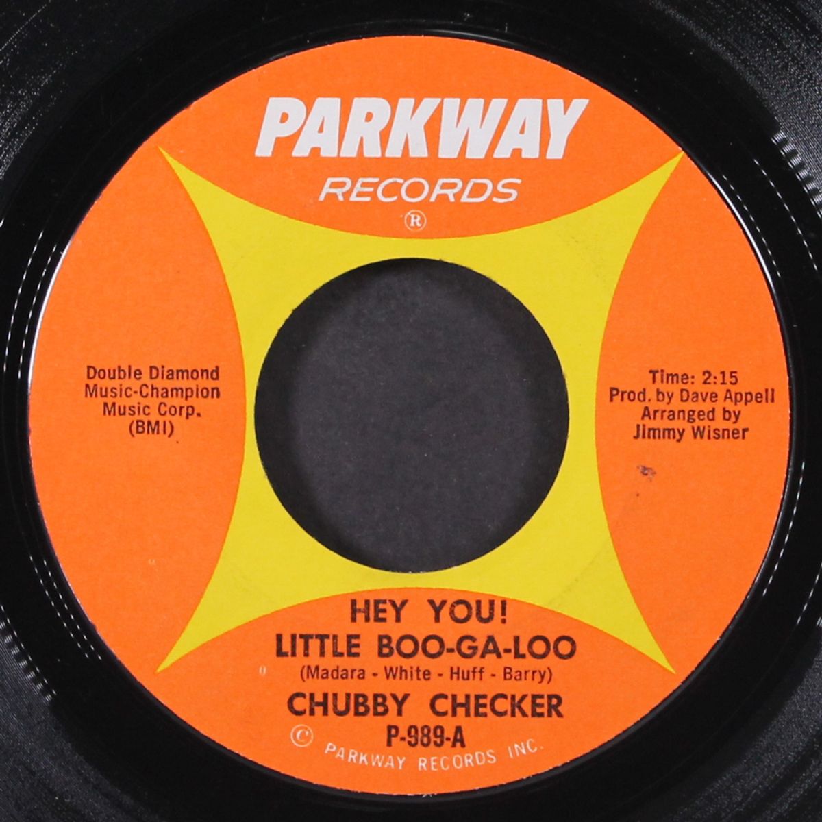 hey you! little boo-ga-loo / pussy cat by CHUBBY CHECKER