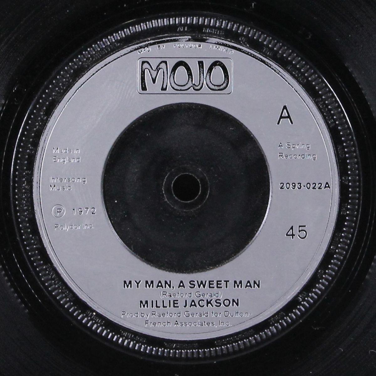 my man a sweet man / i gotta get away by MILLIE JACKSON