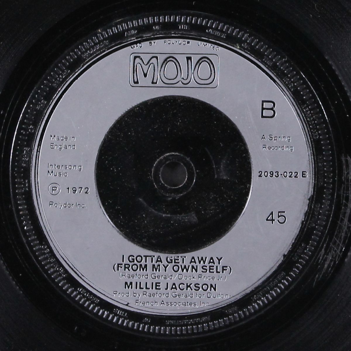 my man a sweet man / i gotta get away by MILLIE JACKSON