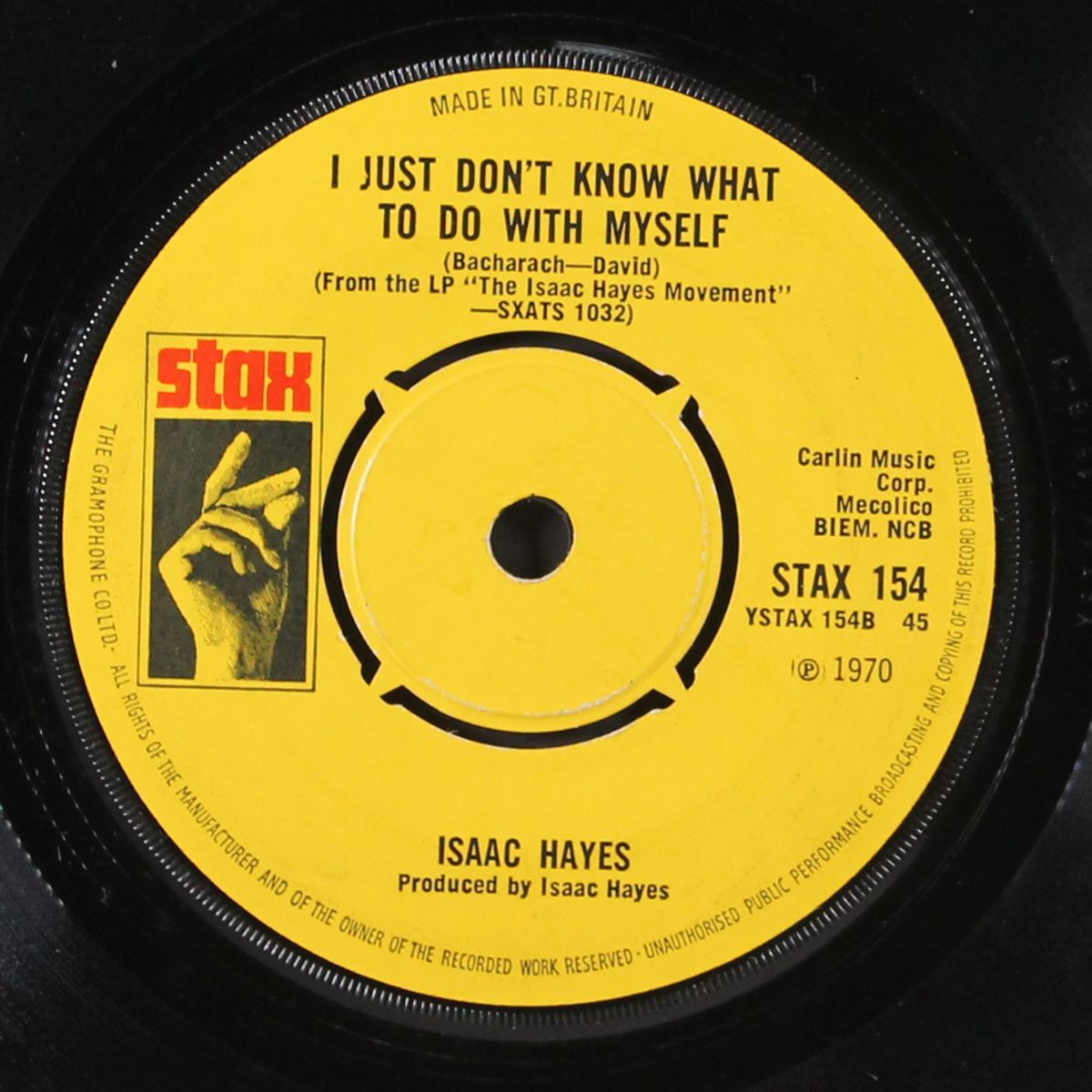 i stand accused / i just don't know what to do with myself by ISAAC HAYES
