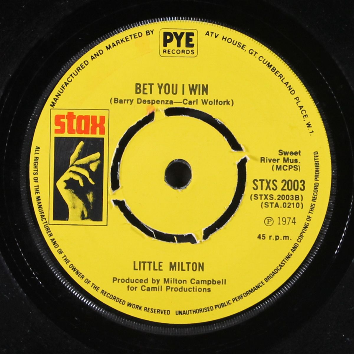 behind closed doors / bet you i win by LITTLE MILTON