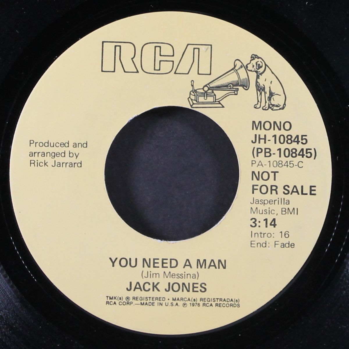you need a man by JACK JONES