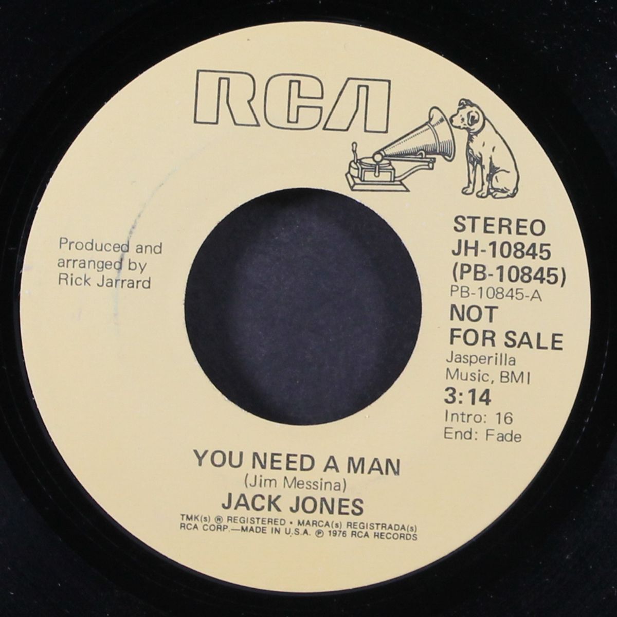 you need a man by JACK JONES