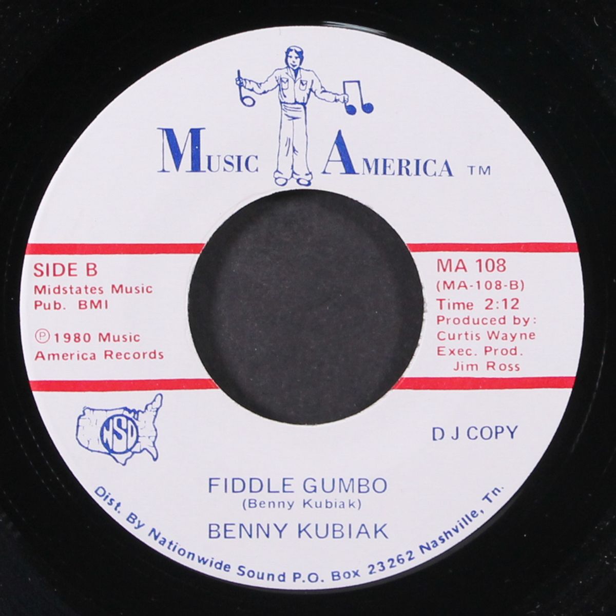 the devil went back to georgia / fiddle gumbo by BENNY KUBIAK
