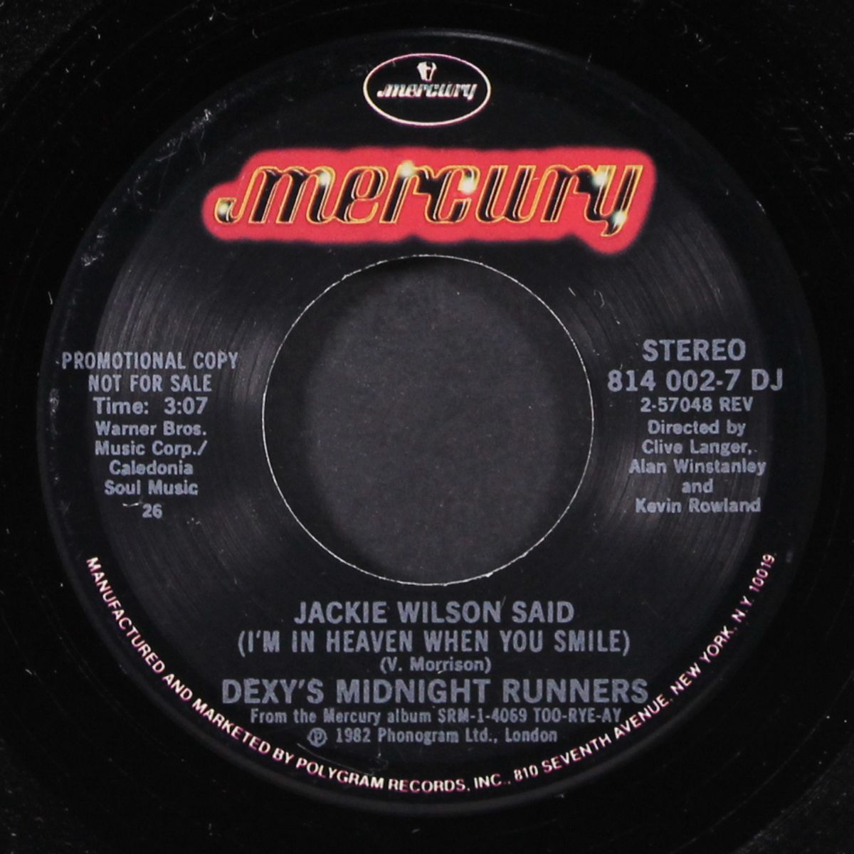 jackie wilson said by DEXYS MIDNIGHT RUNNERS