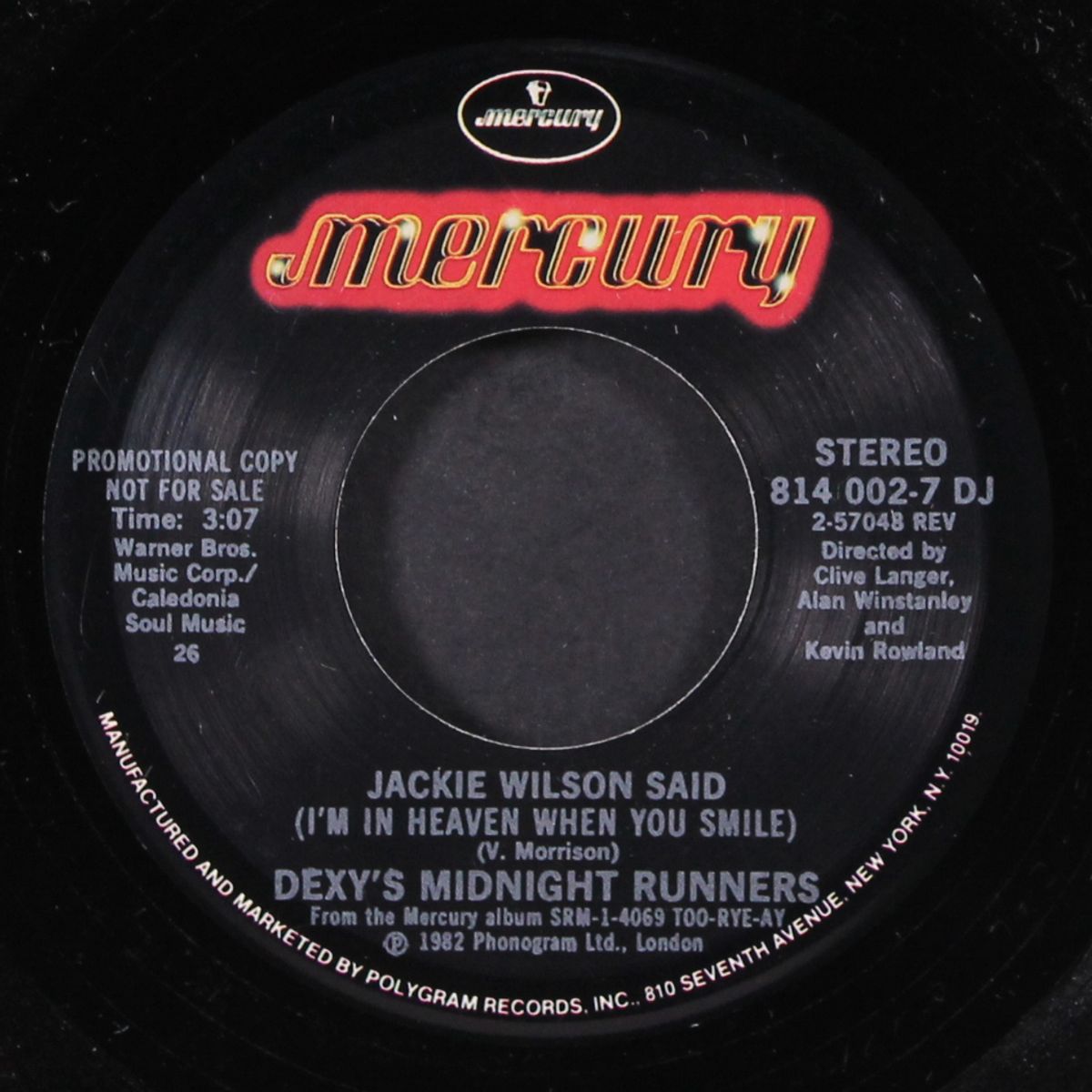 jackie wilson said by DEXYS MIDNIGHT RUNNERS