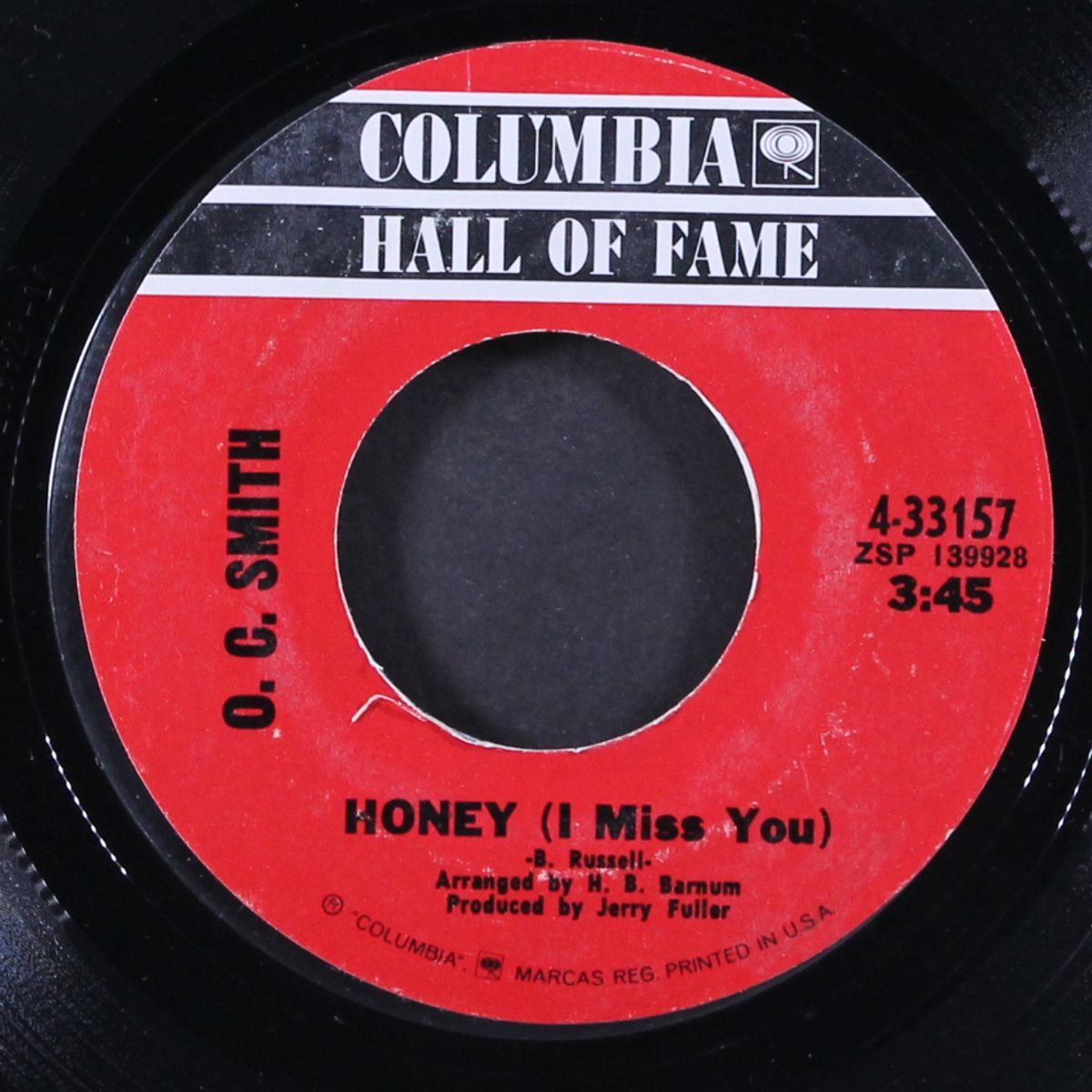 honey / the son of hickory holler's tramp by O.C. SMITH