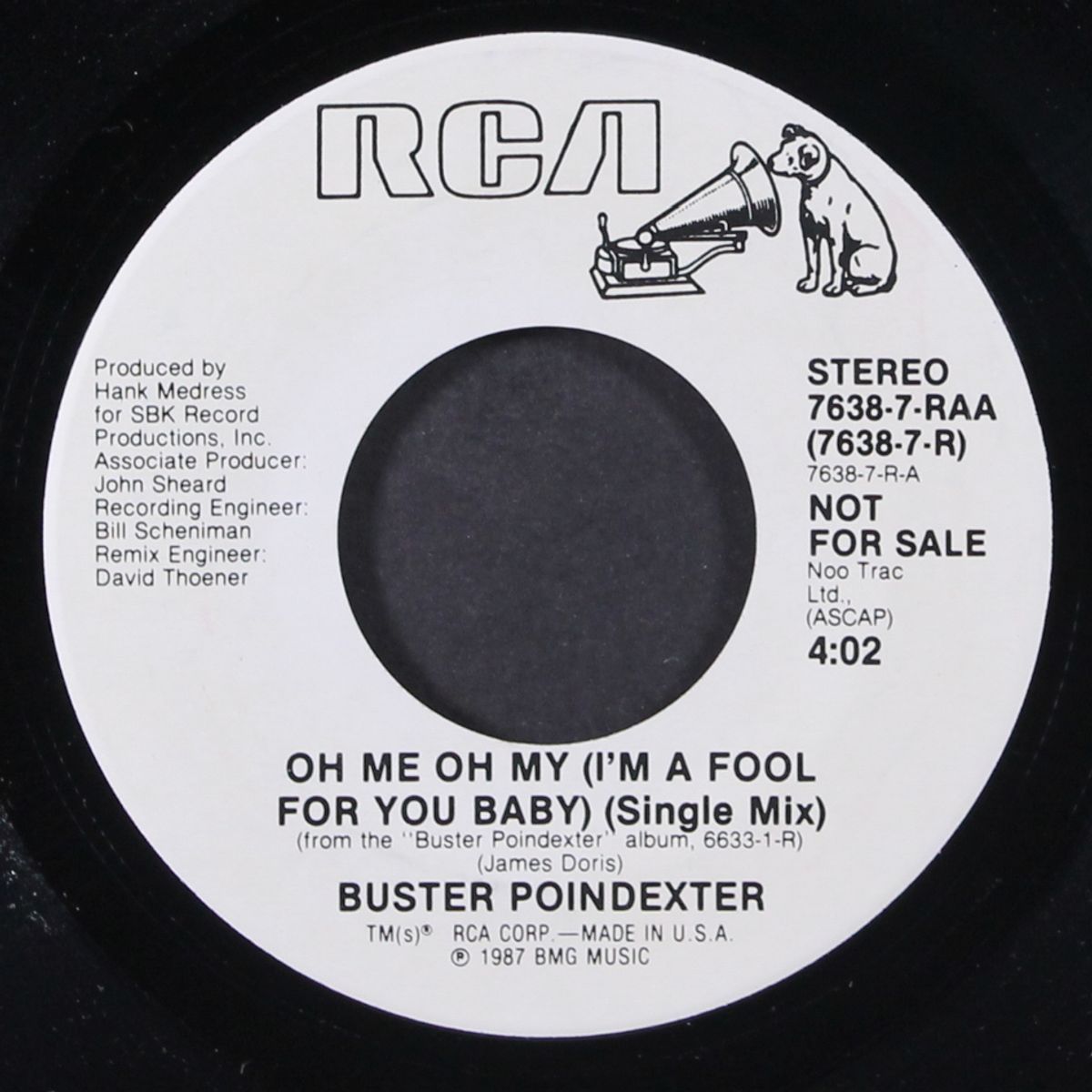oh me oh my by BUSTER POINDEXTER