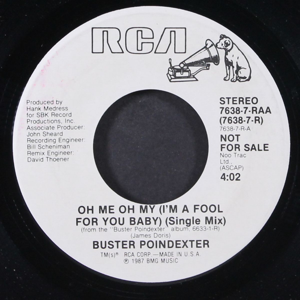 oh me oh my by BUSTER POINDEXTER