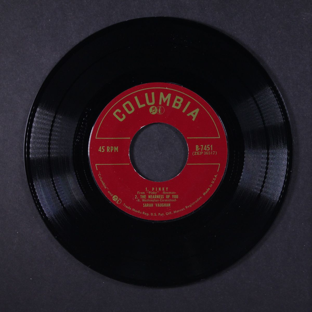 in hi-f- by SARAH VAUGHAN